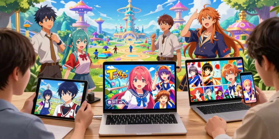 Engaging characters from popular hentai ganes in a vibrant digital world showcasing immersive gameplay.