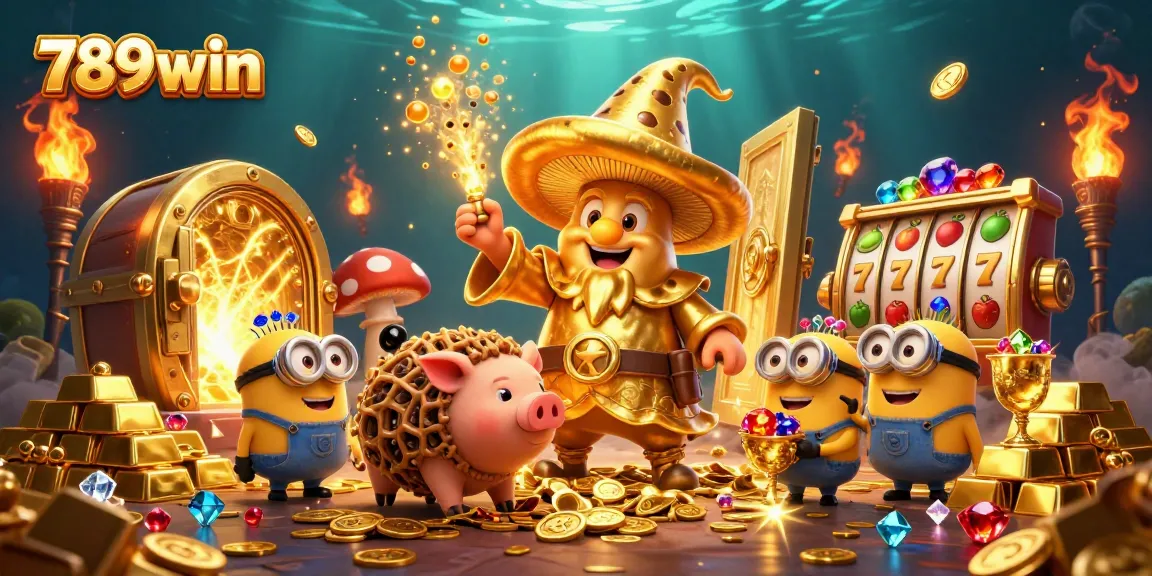 Spin the exciting slot reels at 789win, capturing treasures amidst magical golden riches.