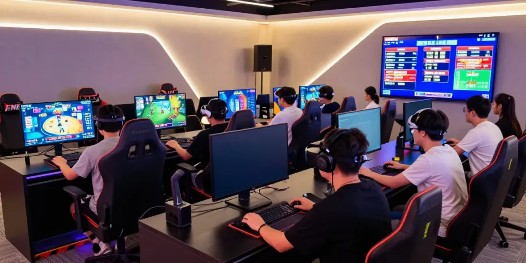 Engagement at GEM88's online gaming platform with diverse players enjoying interactive casino experiences.