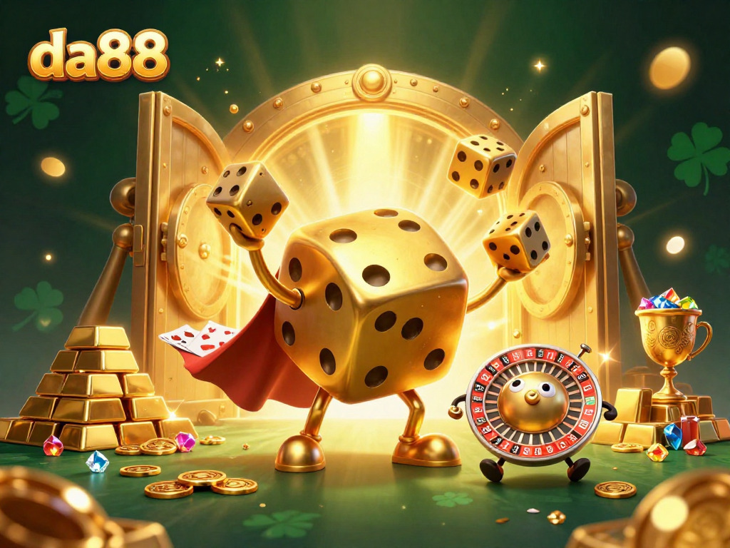 Experience the thrill of da88 with immersive gameplay, golden treasures, and a vibrant casino atmosphere.