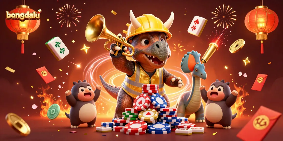 Experience bongdalu's thrilling atmosphere while betting, featuring animated celebratory characters.